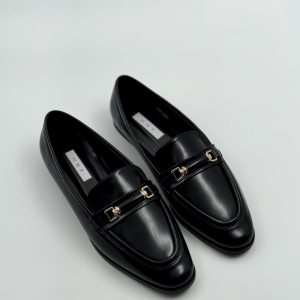 Siyah Rugan Loafer Ayakkabı