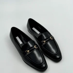 Siyah Rugan Loafer Ayakkabı